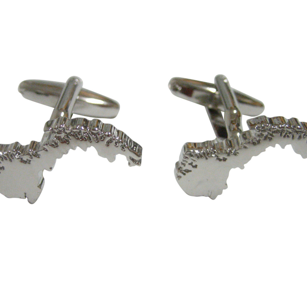 Norway Map Shape Cufflinks - image 1